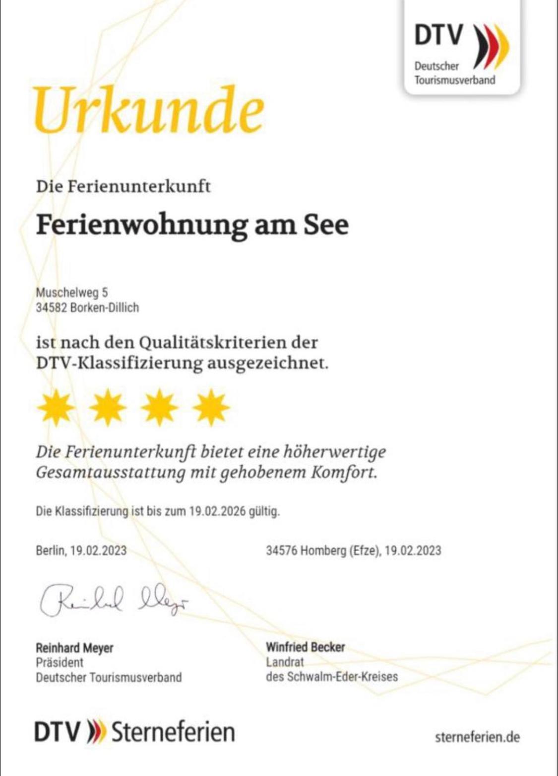 Ferienwohnung Am See Dillich - Ruhige Lage - Eigener Garten - Direkt Neben Einem Natursee Borken  Exterior foto
